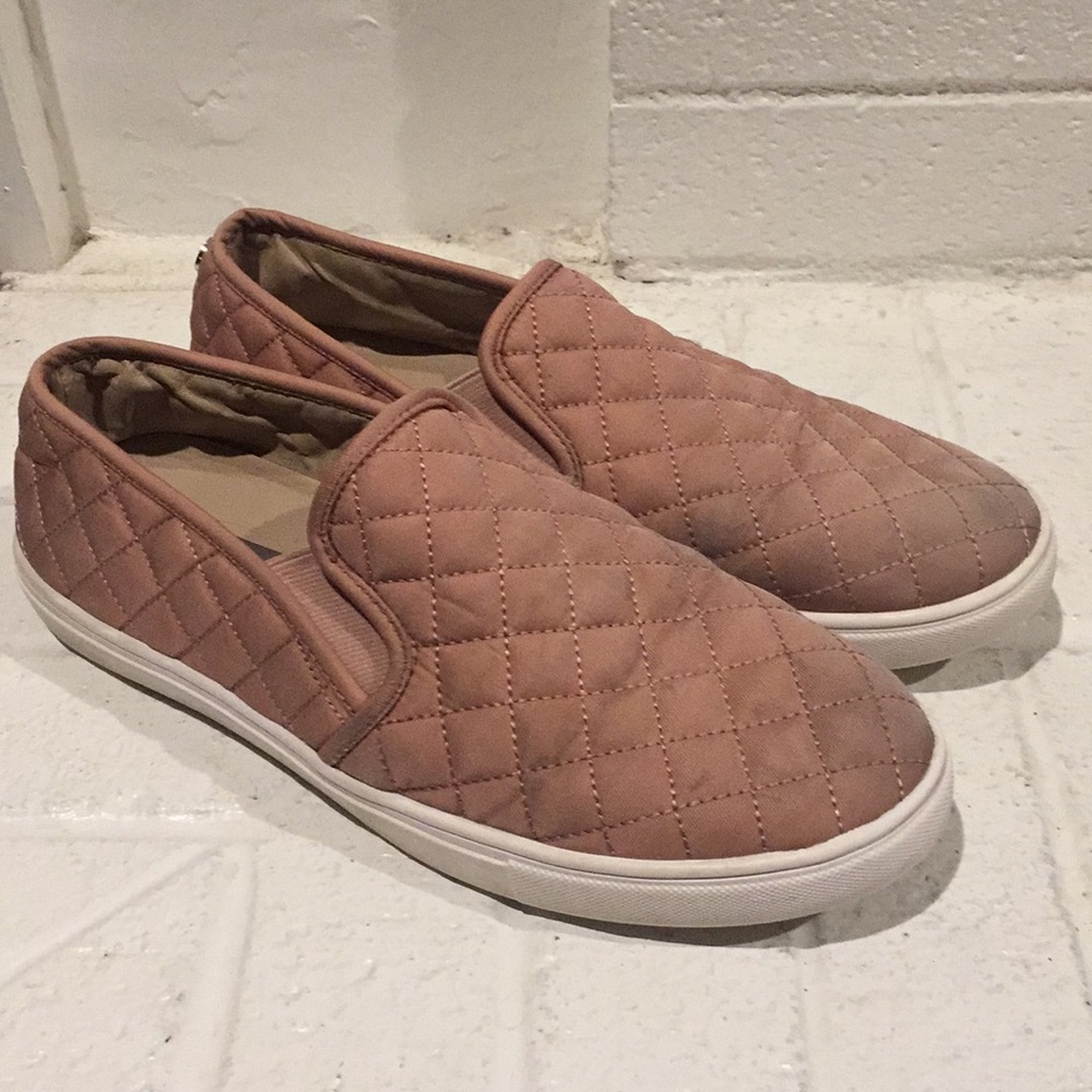 Steve Madden Pink Quilted Shoes Sneakers